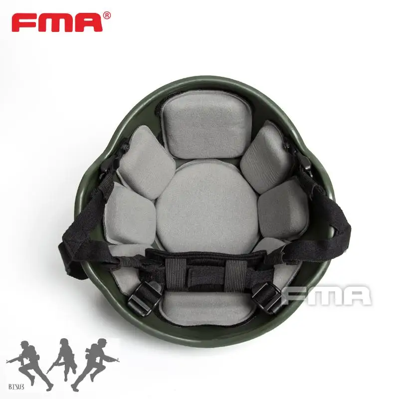 FMA-cojín de protección para casco táctico Airsoft, almohadilla protectora mejorada de espuma de memoria para EXF/CP/EX/MT, salto rápido, caza y paintball - imagen 4