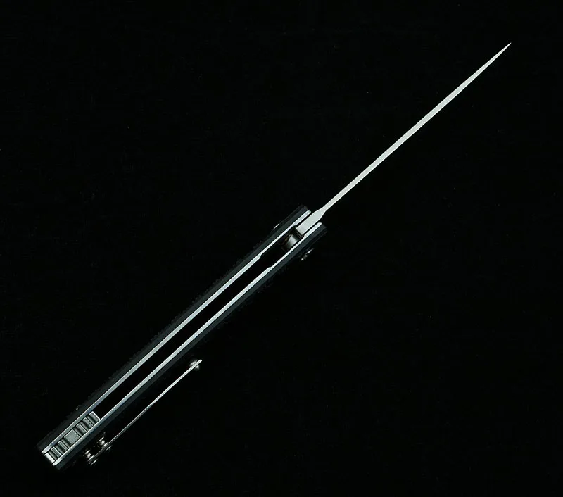 LEMIFSHE JR3406 cuchillo plegable táctico hoja D2 fibra de carbono - imagen 4