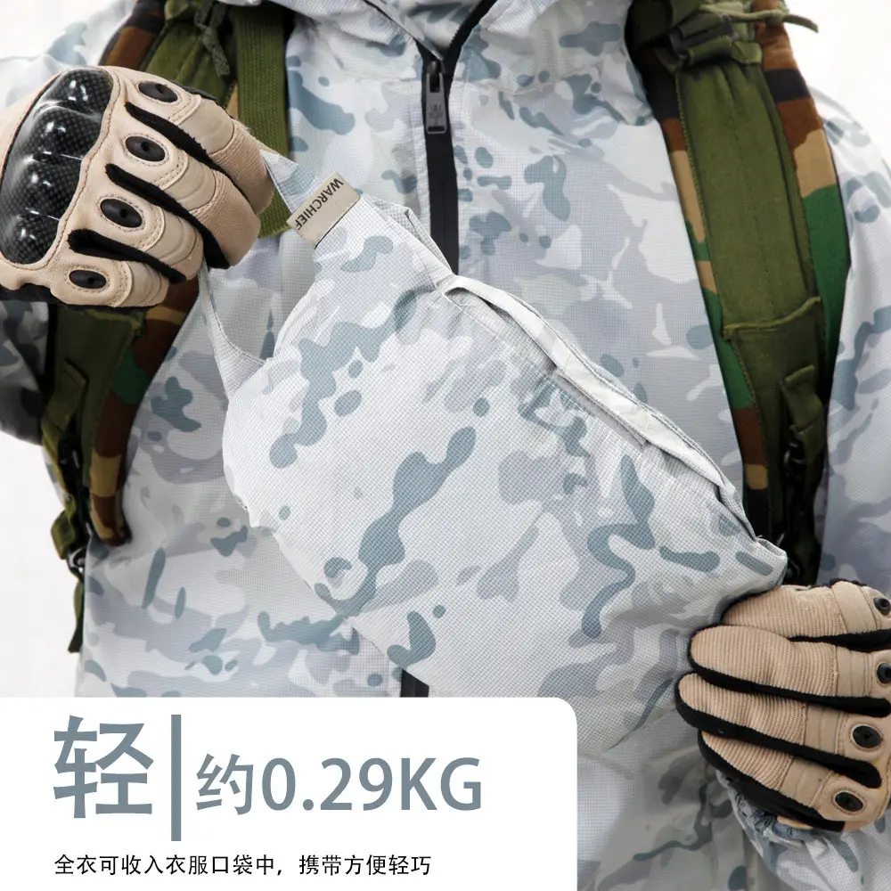 Chaqueta táctica impermeable cortavientos para montaña - imagen 2