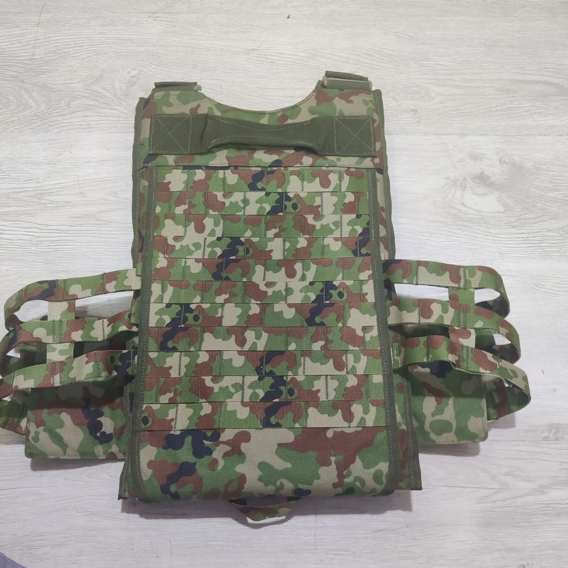 Nuevo chaleco táctico JGSDF de camuflaje de punto solar con equipo de caza desmontable de alambre de acero - imagen 3