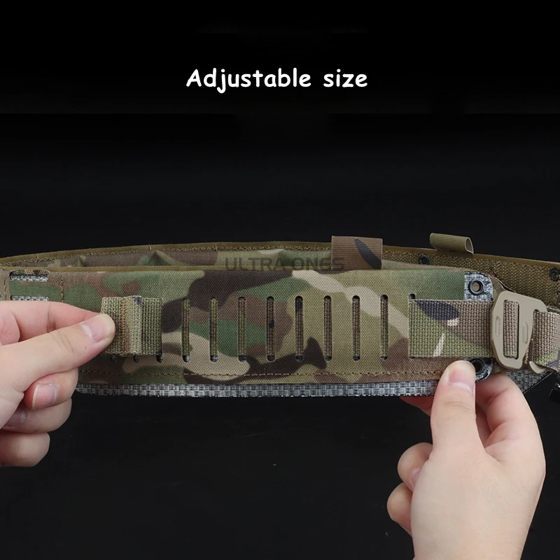 Cinturones de caza al aire libre 2 en 1 combate táctico Hevy Duty faja ARC Airsoft tiro entrenamiento interior exterior cinturones de cintura doble - imagen 5