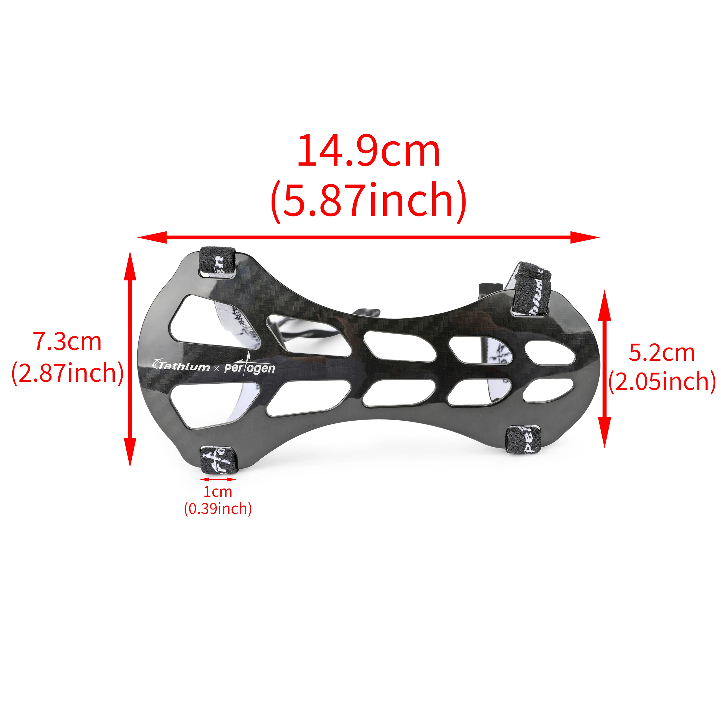 Protector brazo tiro con arco, fibra de carbono y correa ajustable - imagen 5