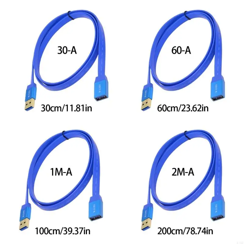 Cable extensión USB Datos masculinos a femenino Cable extensor USB 5Gbps Velocidad rápida K1KF - imagen 2
