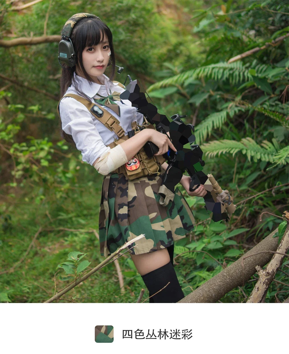 Accesorios tácticos al aire libre falda de uniforme Falda plisada táctica falda de uso diario - imagen 5