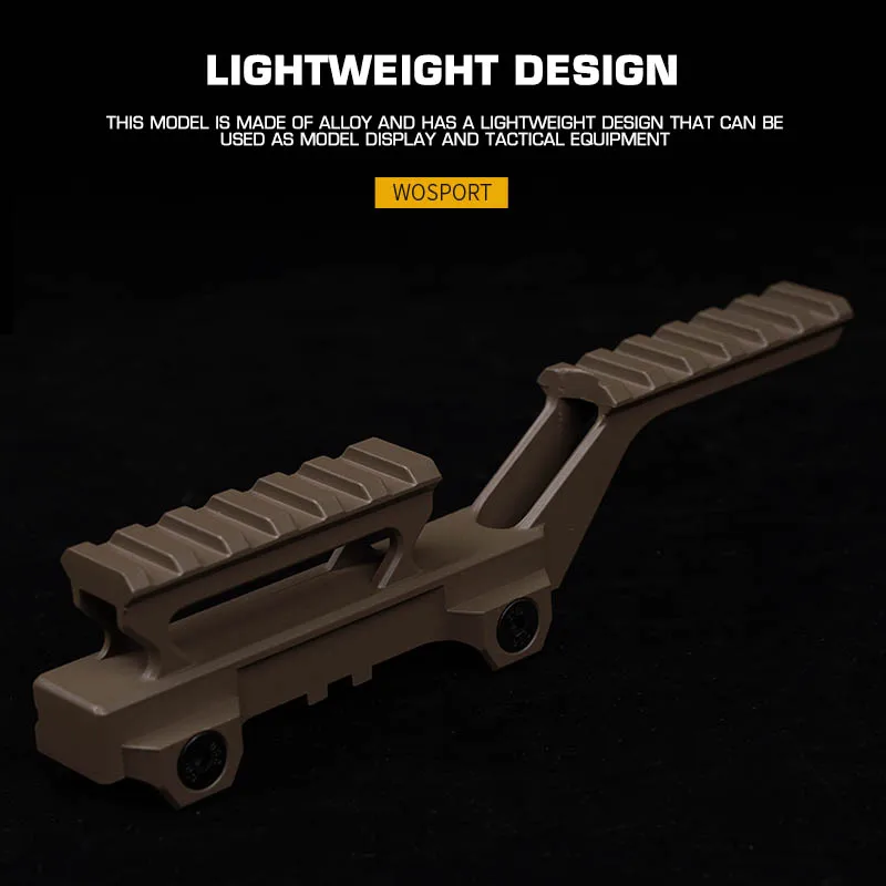 ELEMENT GB-RS Hydra Mount, soporte táctico de aumento de altura tipo Hydra de nailon totalmente metálico de alta calidad con puente de espejo - imagen 3