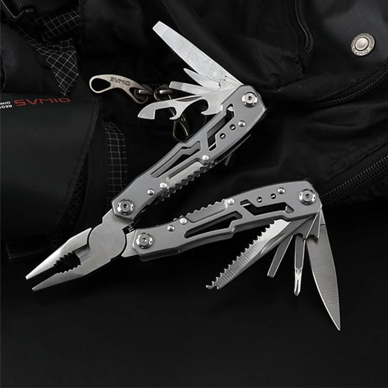 Alicates multifuncionales, mini alicates para herramientas, alicates plegables de acero, alicates para cuchillos multiusos, portátiles para emergencias al aire libre y el hogar - imagen 4
