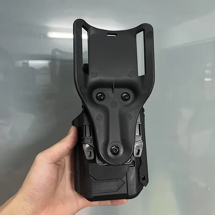 Funda táctica X300U-A linterna Universal pistola de tiro cinturón funda de liberación rápida caza Airsoft Wargame Gun Carry - imagen 5
