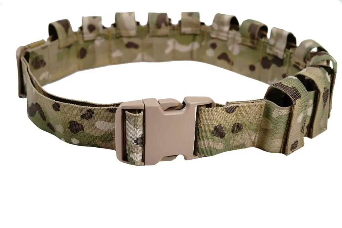 Bolsas de munición tácticas de 40mm, cinturón de tamaño uniforme, cintura ajustable, Kit de liberación rápida para caza - imagen 2