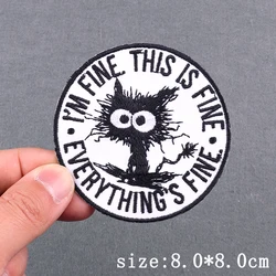 Parche bordado Punk adhesivo – Para coser o planchar en chaleco táctico