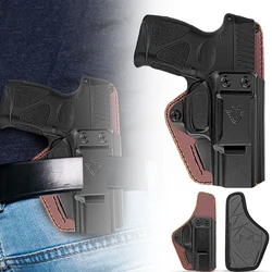 Funda táctica para mano derecha, funda para pistola IWB, soporte oculto para pistolas/giruladores, extracción rápida para Glock/1911/19/43X/G3C/Sig