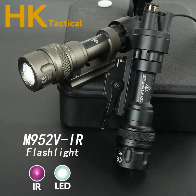 SF Metal M952V IR iluminador linterna táctica M952V LED estroboscópico Scout luz QD Base montaje 20mm Picatinny Rail lámpara de caza - imagen 3