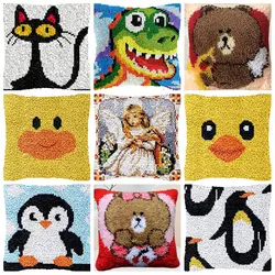 Kit ganchillo alfombra Smyrna – Bordado DIY manualidades tejido