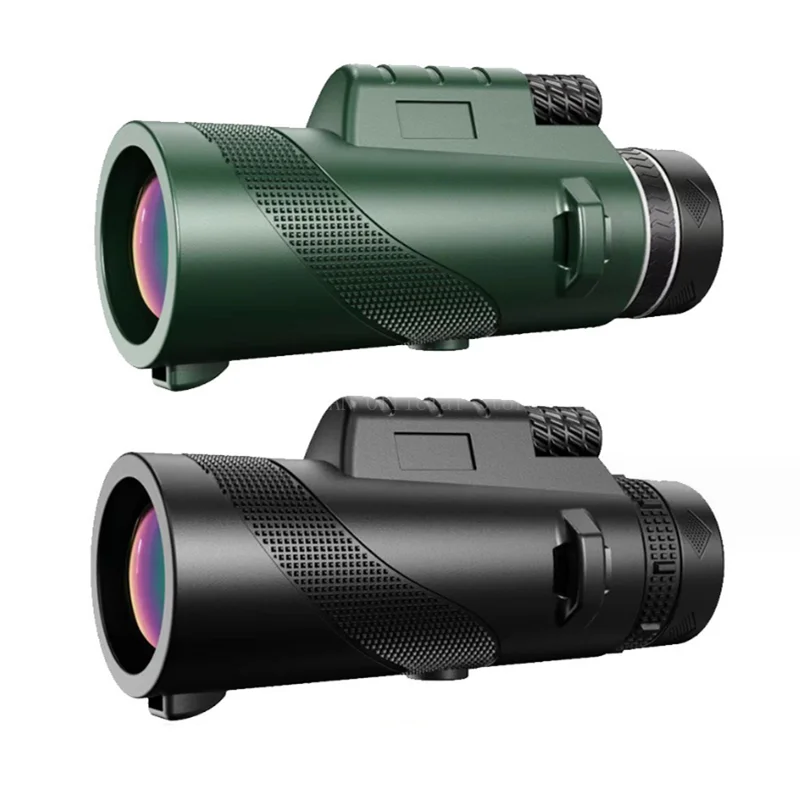 Prismáticos militares con Zoom HD 80x100, binoculares potentes de largo alcance, telescopio profesional portátil, Monocular de baja visión nocturna para caza - imagen 4