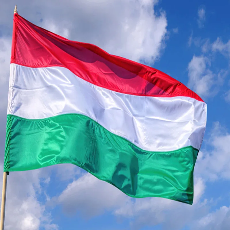 5 unids/lote bandera de Hungría 90x150cm bandera de Hungría al por mayor
