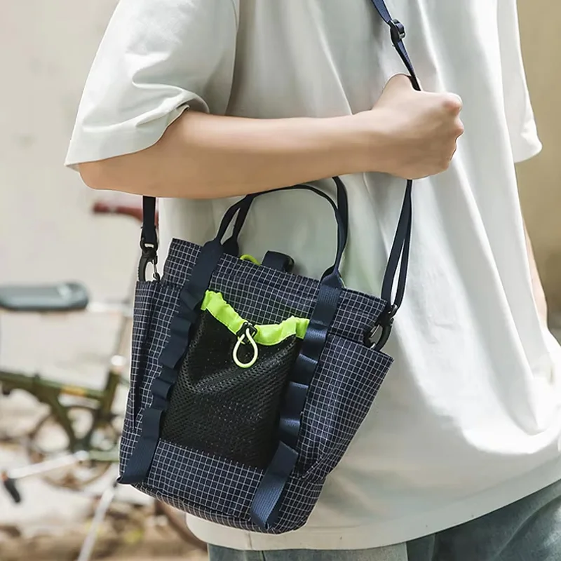Bolsa de viaje para deportes al aire libre, senderismo, bolso grande de hombro con apertura con cordón, bolsos Molle tácticos para escalada, bolso cruzado para acampar - imagen 2