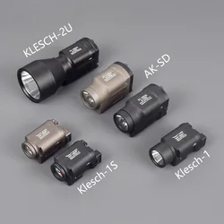 Zenitco AK táctico AK47 AK74 arma de luz AK-SD GEN 2 linterna estroboscópica con interruptor remoto apto para Rifle riel Pictinny de 20mm