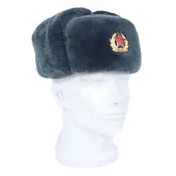 Ushanka táctico gris algodón capitoné – Gorro militar invierno
