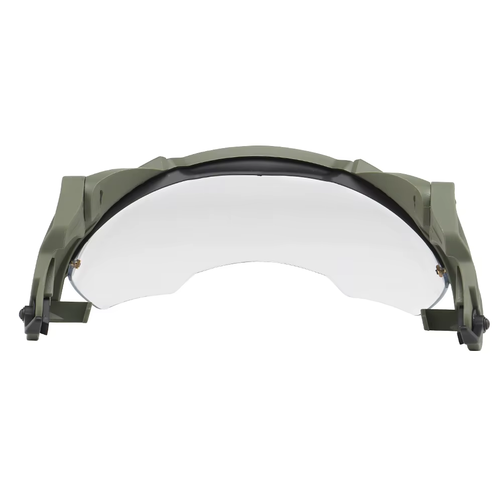 Gafas abatibles para casco con 2 lentes para casco rápido, gafas de casco de protección ocular antiniebla a prueba de viento para juego de guerra Airsoft CS - imagen 5