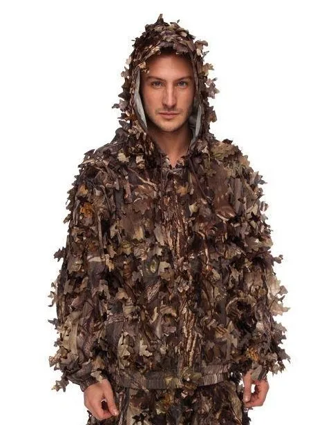 Ghillie-traje de camuflaje biónico para exteriores, traje troquelado de hojas - imagen 2