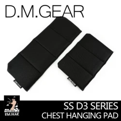DMGear tablero de respaldo MOLLE negro unisex para pecho