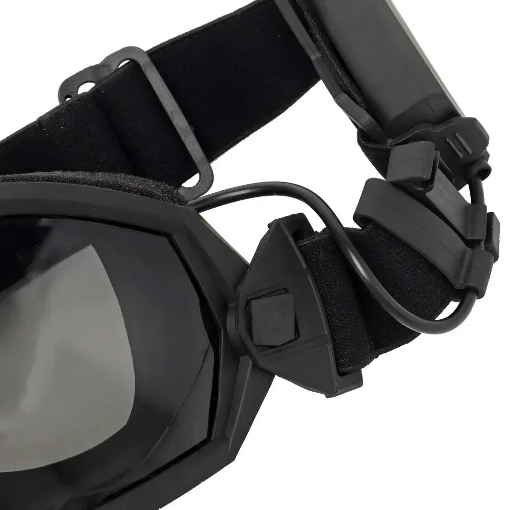 Gafas tácticas antiniebla Airsoft CS con lentes intercambiables - imagen 4