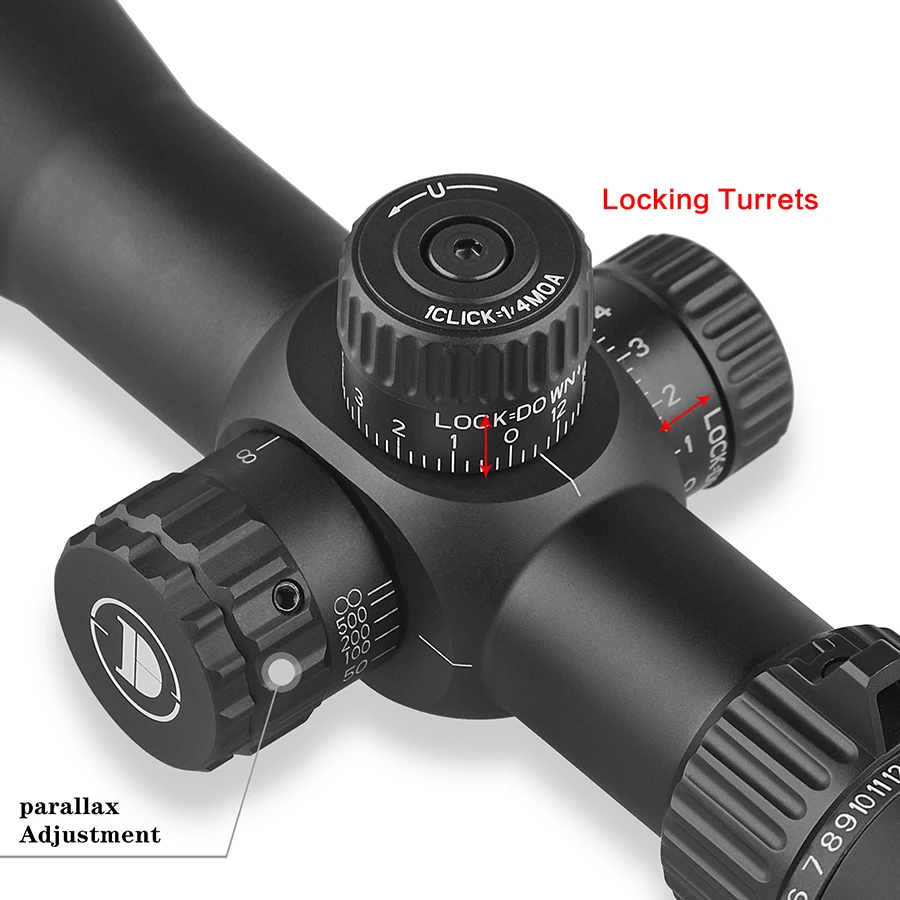 Discovery HT6-24X40SF FFP Compact FFP alcance primer plano Focal mira telescópica óptica montaje retícula grabada de vidrio - imagen 4