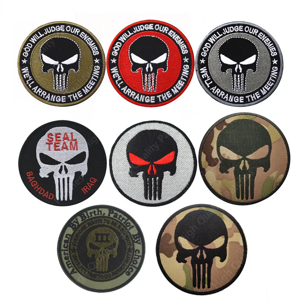 Hablo que sonríe, declaración divertida personalizada, plástico suave de PVC, insignia de brazo de punidor alienígena, parches de gancho y bucle, insignia de moral, mochila - imagen 4