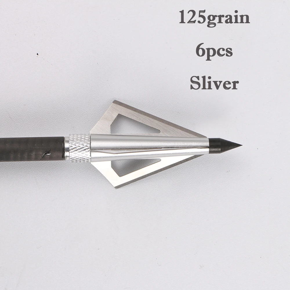 125grain 6pcs silver