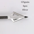 125grain 6pcs silver