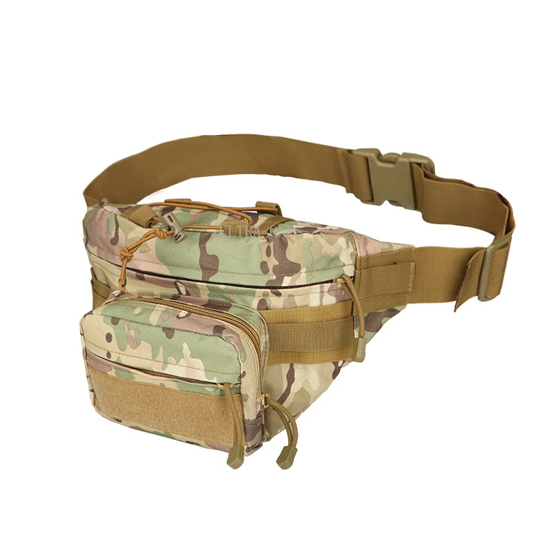 Riñonera táctica para senderismo, Trekking, correr, montar, paquete de cinturón ajustable, acampar al aire libre, caza, herramienta de pesca, bolsas de hombro - imagen 3