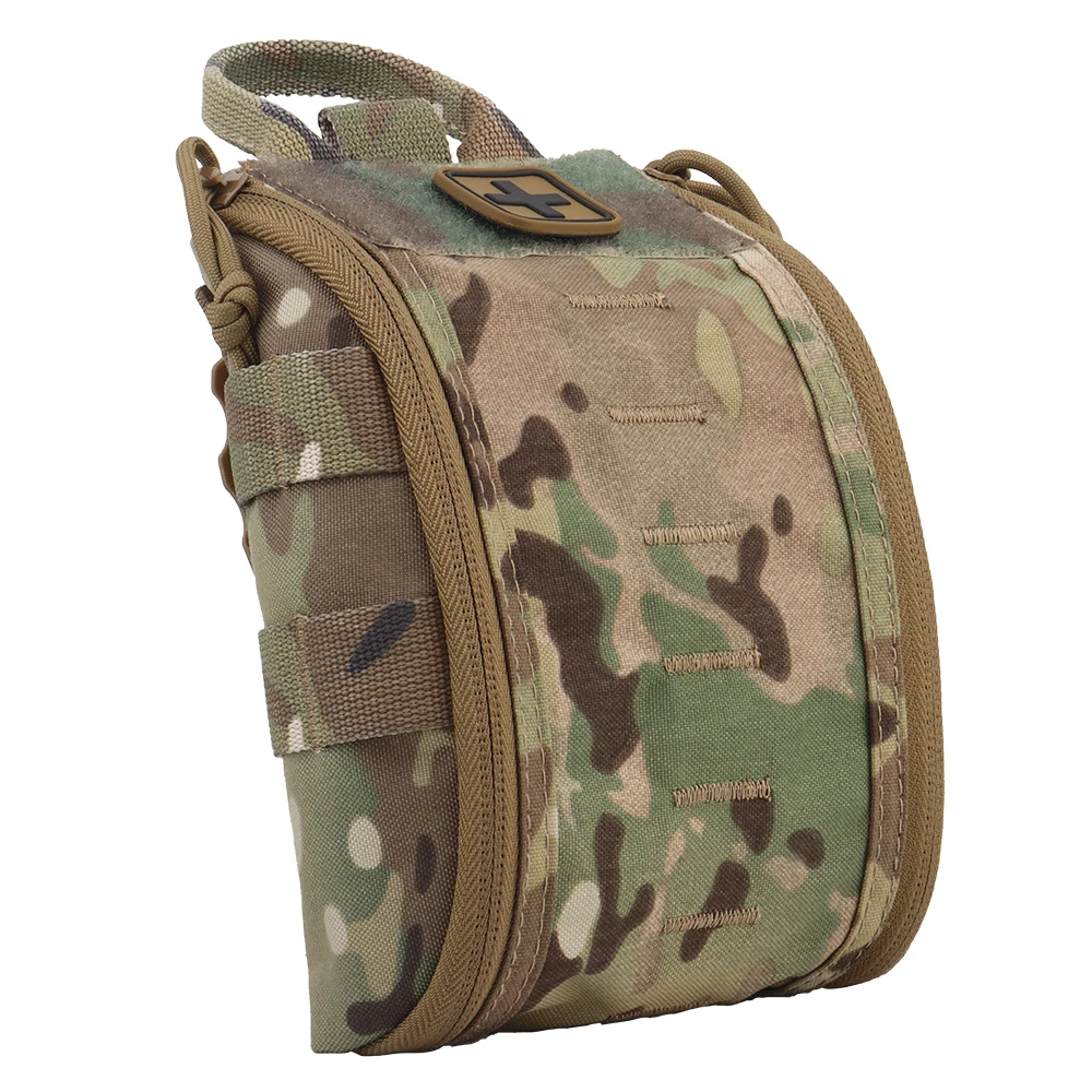 Bolsa táctica multifuncional para caza, Camping, respuesta rápida, portátil, MOLLE, montaje, Kit médico - imagen 3