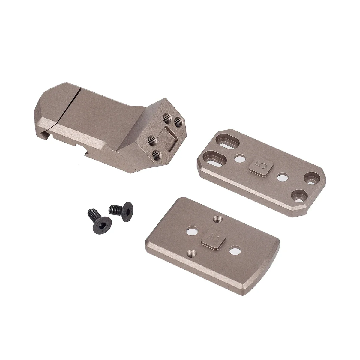 Soporte óptico compensado de Metal táctico de 35/45 grados para T01 T02 RM, instalación de múltiples tipos de soporte de Base de mira de punto rojo - imagen 5