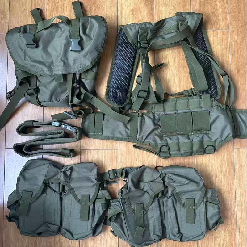 Conjunto de chaleco AK verde de caballería rusa para deportes al aire libre - imagen 2