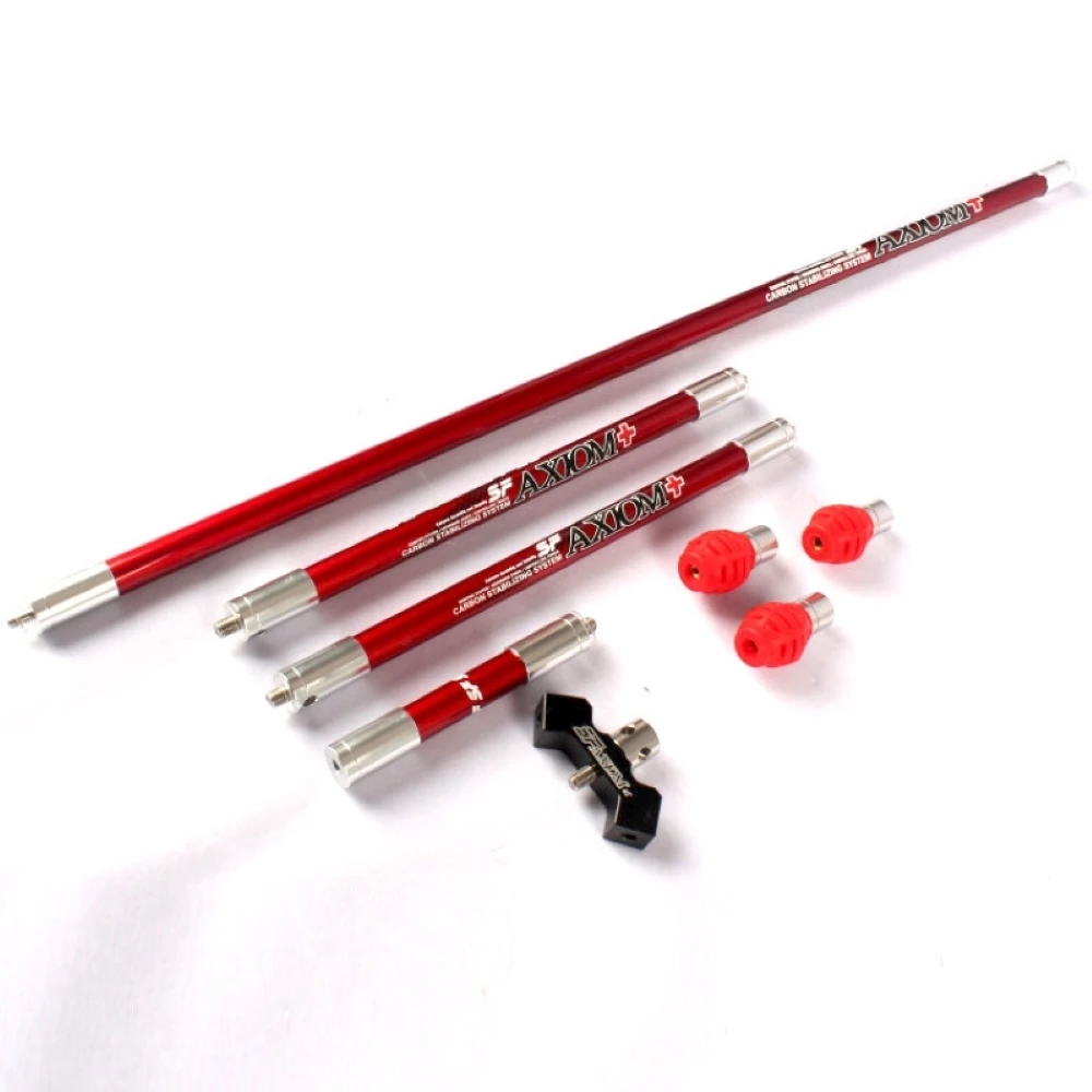 Estabilizador de arco recurvo SF, juego de barra de equilibrio de carbono, sistema de equilibrio amortiguador, barra en V para tiro con arco, caza y tiro - imagen 2