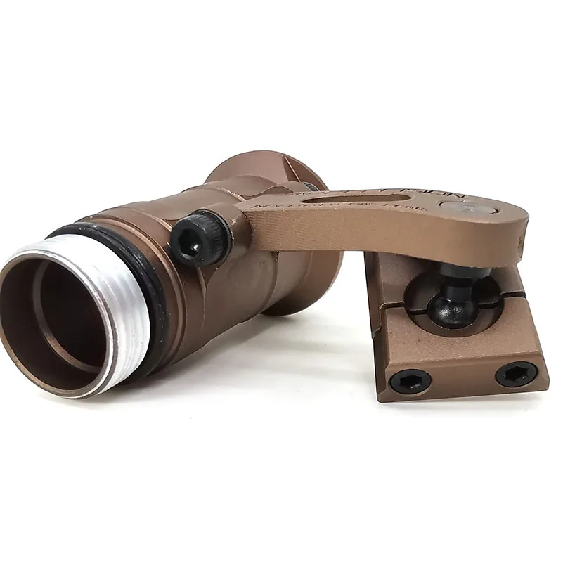 Soporte de casco táctico CNC SS MAX para linterna M300 M600 SF, Base de montaje de luz de explorador compatible con casco de OPS-CORE - imagen 3