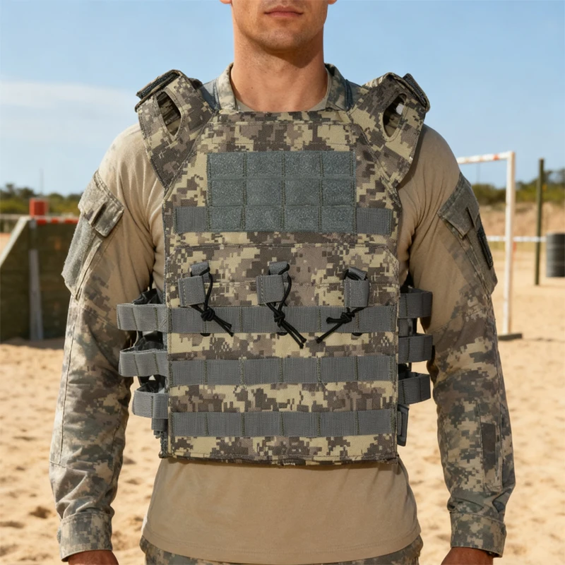 JPC Molle chaleco táctico caza Airsoft CS ropa deportiva ejército militar combate cuerpo armadura placa portador chaleco del ejército - imagen 2
