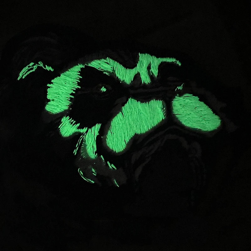 Parches luminosos bordados de Panda de guerra, insignia táctica de Warpanda dominante, pegatina para mochila al aire libre, decoración - imagen 2