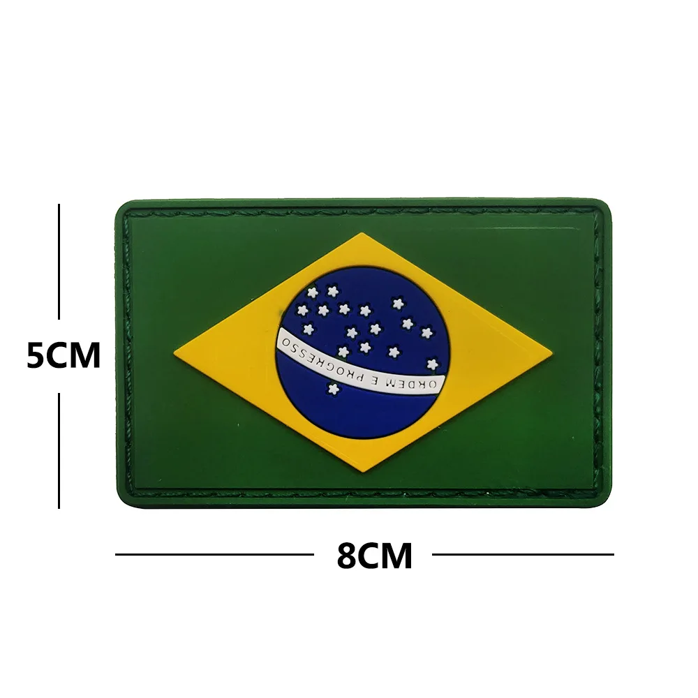 BOPE Brasil parche brazalete táctico Elite Operaacoes Especiais Montanha Squad bordado gancho bucle apliques PVC emblemas tácticos - imagen 5