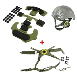 Almohadillas protectoras tácticas para casco de Paintball Airsoft, almohadillas protectoras de espuma viscoelástica para casco Wendy Fast MICH ACH