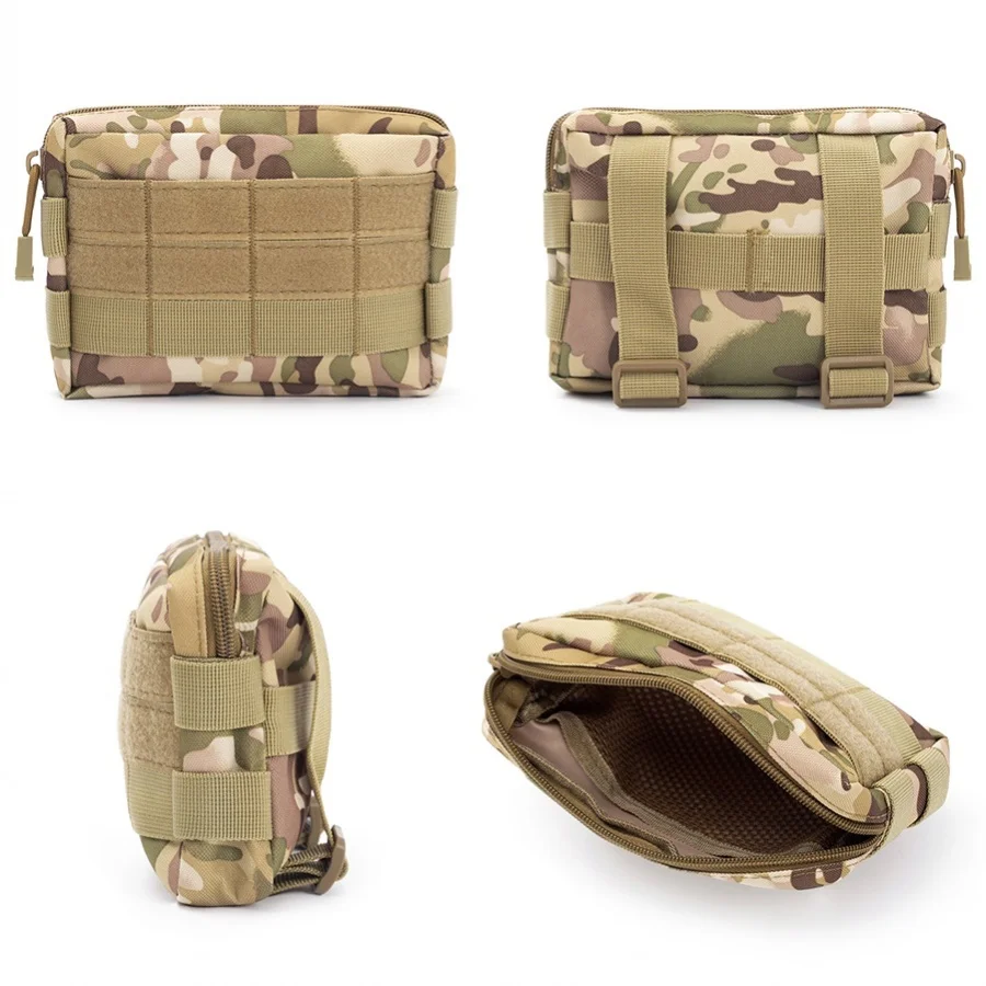 Bolsa de herramientas Molle EDC, riñonera, soporte para teléfono, bolsas de accesorios de caza para acampar al aire libre - imagen 2