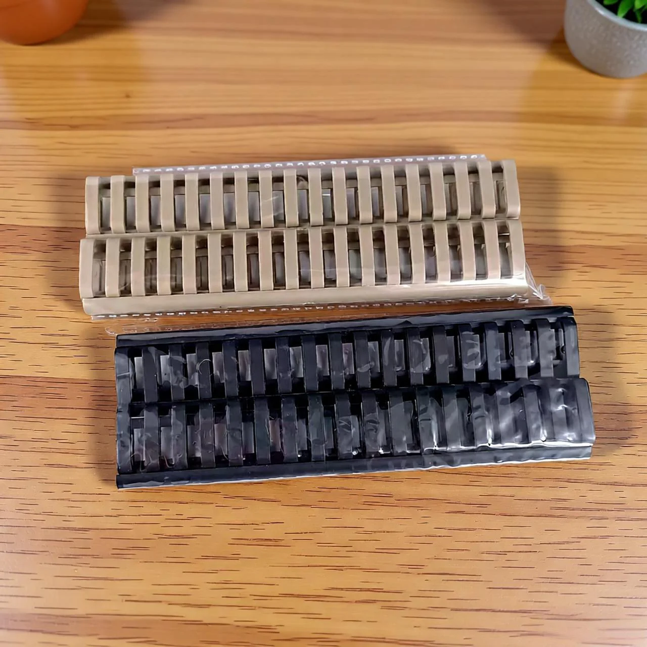 Tira protectora de goma suave para riel guía, chip de madera trapezoidal de goma para vía de tren, protector de manos envuelto, Compatible con KEYMO - imagen 2