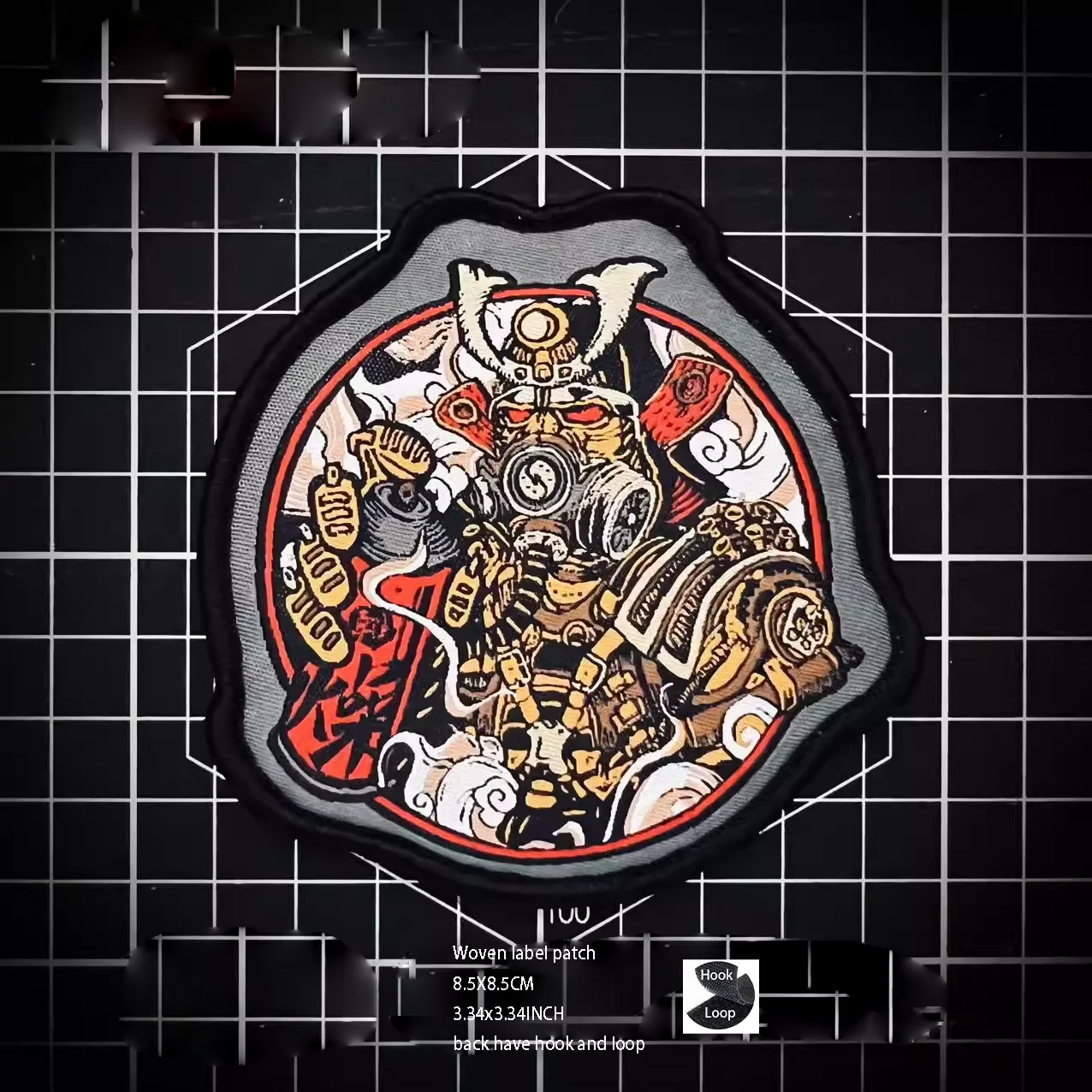 Woven label patch 11