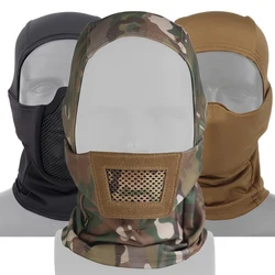 Pasamontañas táctico máscara facial completa Paintball motocicleta tiro deportes casco transpirable Airsoft caza CS máscara protectora