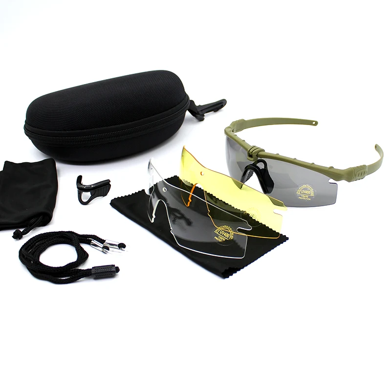 Gafas polarizadas militares protectoras profesionales tácticas, gafas de tiro, deportes, senderismo, ciclismo, Paintball, gafas de seguridad - imagen 3