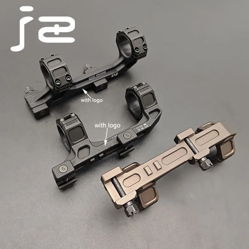 Base de alcance para Rifle GEISS, montaje de alcance óptico Airsoft de 25,4mm/30mm con nivel de burbuja para caza al aire libre, piezas de riel Picatinny de 20MM - imagen 4