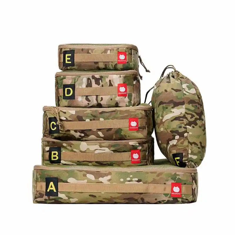 Conjunto de almacenamiento clasificado, maleta rígida, bolsa organizadora portátil de gran capacidad, táctica de viaje, multifuncional - imagen 3