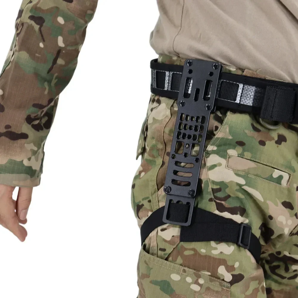 Funda táctica modular metálica para pistola QLS con banda pierna caída - imagen 3