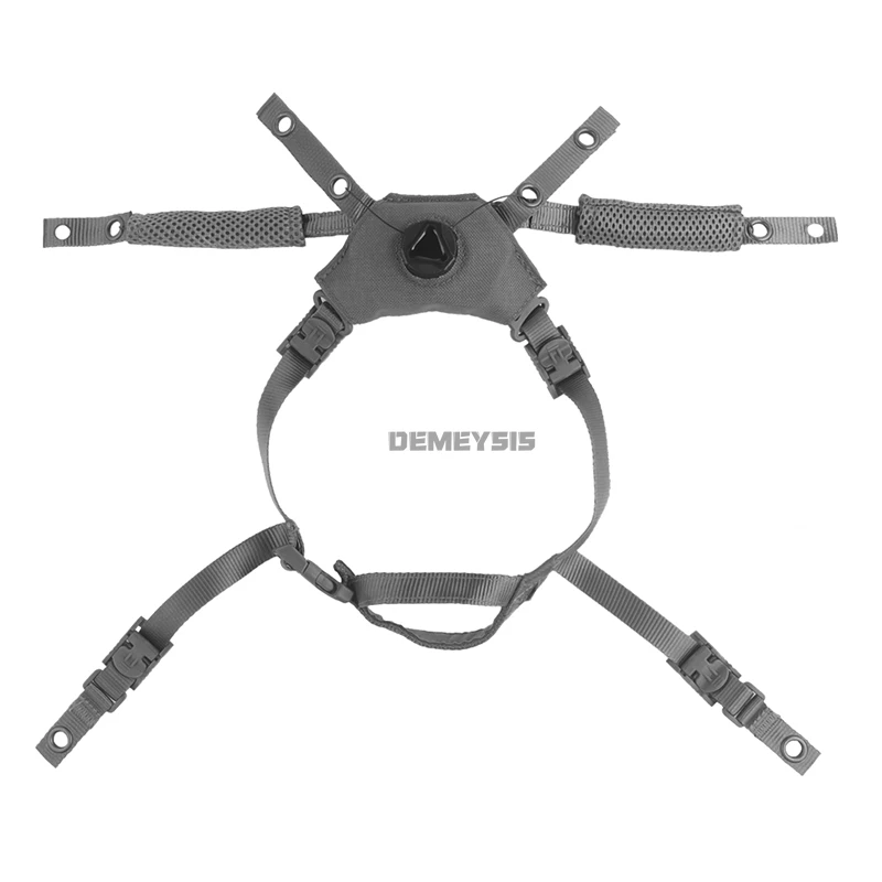 Equipo Wendy, sistema de suspensión colgante para casco, Kit de almohadillas interiores, cordón de suspensión para casco Airsoft, correa para la barbilla para casco Wendy 3,0 - imagen 5