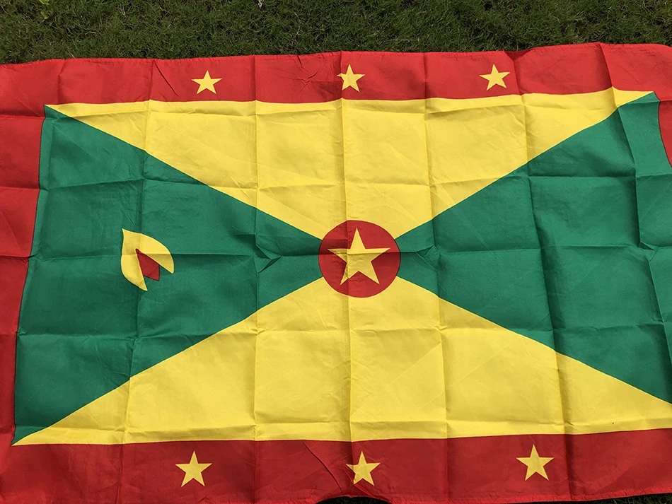 Bandera de SKY, bandera de Granada, 90x150cm, 3x5 pies, bandera de Granada colgante de poliéster, bandera de decoración del hogar para interiores y exteriores - imagen 3