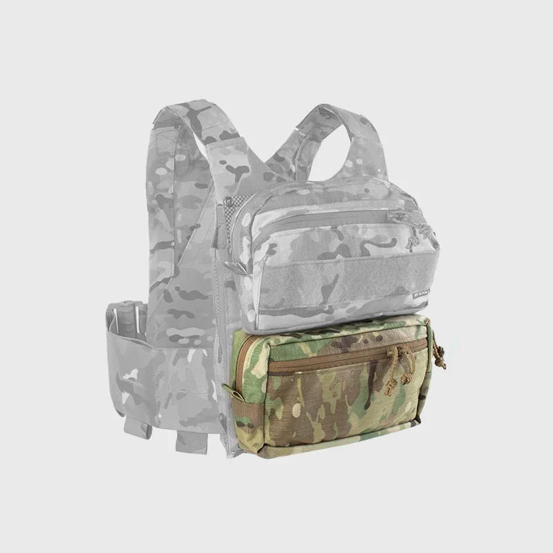 Chaleco táctico SS GP con cremallera Horizontal Molle, bolsa para artículos diversos al aire libre MK5 LV119, bolsa colgante para el pecho, bolsa para la cintura - imagen 4
